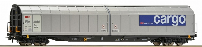 Slide wall box car SBB-Cargo<br /><a href='images/pictures/Roco/229869.jpg' target='_blank'>Full size image</a>